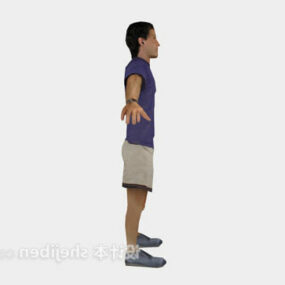 Young Male People 3d model