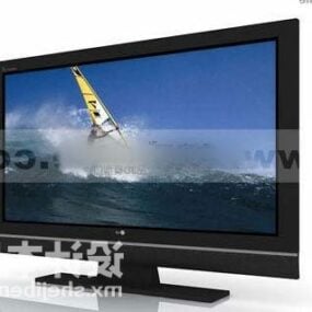 एलसीडी टीवी स्क्वायर स्क्रीन 3डी मॉडल