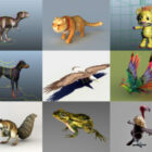 10 animal Rigged Modelos 3D gratuitos - Semana 2020-39