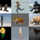 10 animierte kostenlose 3D-Modelle - Woche 2020-39