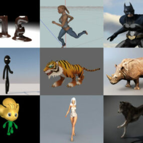 10 Model 3D Percuma Animasi - Minggu 2020-39
