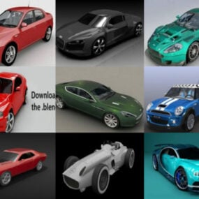 10 Blender 3D modely automobilů - týden 2020-38