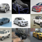 Sbírka 10D modelů 3 japonských automobilů zdarma