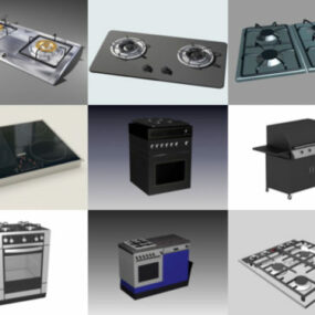 10 keittiön liesi ilmaista 3D-mallia - viikko 2020-38