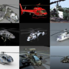 10 militære helikopterfrie 3D-modeller - Uke 2020-40