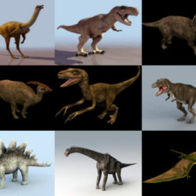 10 個のリアルな恐竜の無料 3D モデル – 2020-38 週