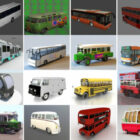 16 бесплатных 3D-моделей автобусов - неделя 2020-40