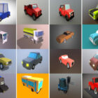 20 modelos 3D sin coches de dibujos animados - Semana 2020-40