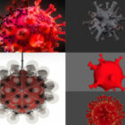 5 Bacteria Virus Free 3D-Modellsammlung