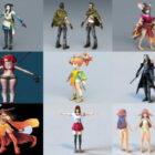 10 個のアニメキャラクターの無料 3D モデル – 2020-38 週