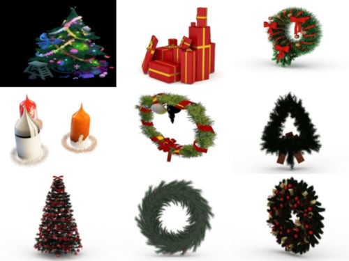 أفضل 10 نماذج مجانية لعيد الميلاد ثلاثية الأبعاد - الأسبوع 3-2020