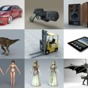 Top 10 OBJ Modèles 3D - Collection Semaine 2020-36