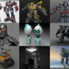 10 darmowych modeli 3D robotów – tydzień 2020–38