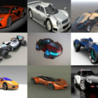 Top 10 samochodów sportowych Obj Modele 3D - kolekcja tygodnia 2020-37