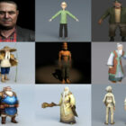 Top 15 Old Man 3D-Modellsammlung