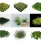 Top 15 Raccolta di modelli 3D di erba realistica