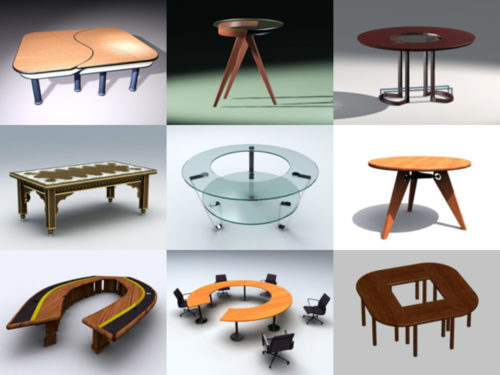 20 modelos de mesa 3D - Colección Top Week 2020-38