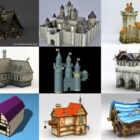 10 3ds Max 3D-modeller från medeltida byggnader - dag 18 okt 2020