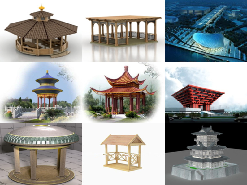 10 3ds Max Model 3D Bangunan Pavilion – Hari 18 Okt 2020