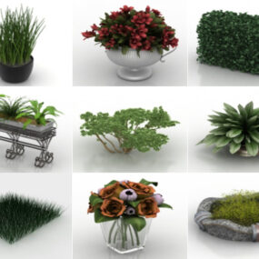 10 3ds Max 3D-моделі рослинного дерева - день 15 жовтня 2020 року