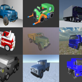 10 Blender Kuorma-autojen ilmaiset 3D-mallit – viikko 2020–43