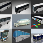 10 Blender 3D modely autobusů vozidel – týden 2020–43