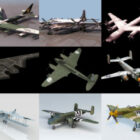 10 bommenwerpervliegtuigen gratis 3D-modellen - week 2020-41