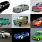 10車無料 OBJ 3Dモデル– 2020-41週