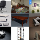 10 Cinema 4d Modelos 3D de muebles - Día 2020.10.13