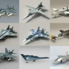 10 Fighter Aircraft Free 3D-modeller - Uge 2020-41