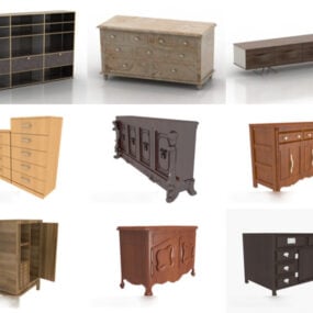 10 бесплатных 3D моделей шкафчиков для мебели - неделя 2020-42