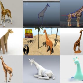 10 キリン 3D モデル コレクション – 2020-44 週