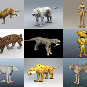 10 Koleksi Model 3D Leopard – Minggu 2020-44