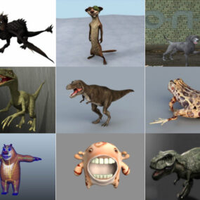 10 Maya 3D-моделі тварин - день 14 жовтня 2020 року
