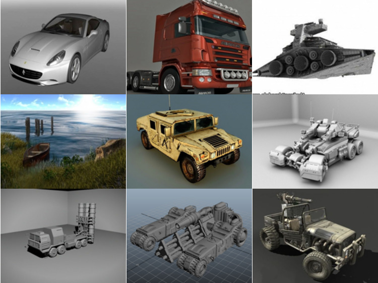 10 Maya Vehicle 3D Models – Day 14 Oct 2020