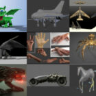 10 Rigged Zdarma Blender 3D modely - týden 2020-40