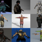 Kolekcja 10 modeli żołnierzy 3D – tydzień 2020–44