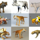 10 タイガーフリー OBJ 3D モデル週間 2020-41