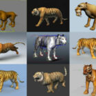10 Tiger Rigged Darmowe modele 3D - tydzień 2020-41