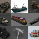 10 Gratis kjøretøy OBJ 3D-modeller - Uke 2020-40
