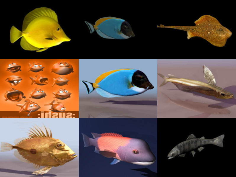 12 3ds Max Fish 3D-modeller – dag 18 oktober 2020