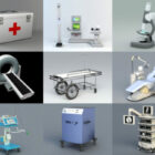 12 병원 장비 무료 3D 모델 – 2020-41주