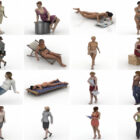 20 Lowpoly Modelli 3D gratuiti di carattere femminile - Settimana 2020-43