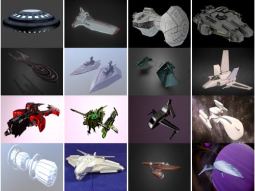 20 Sci-fi Spaceship Free Blender 3D Models – Week 2020-40