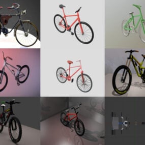 9 Blender 自行车免费 3D 模型 – 2020-43 周