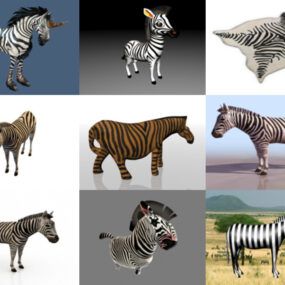 9 Zebra 3D-modellencollectie – week 2020-44
