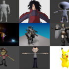Top 10 Blender Karaktervrije 3D-modellen – Week 2020-43
