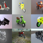 शीर्ष 10 Blender मोटरसाइकिल 3D मॉडल - सप्ताह 2020-43