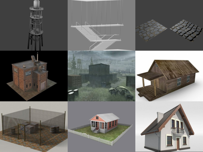 Top 10 Fbx Architecture 3D Models – Day 25 Oct 2020