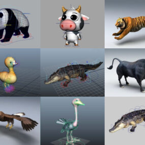 Кращі 10 Fbx Rigged 3D-моделі тварин - день 25 жовтня 2020 року